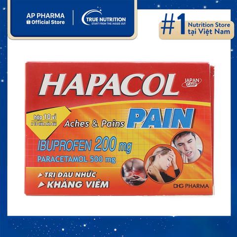  Thuốc Hapacol Pain Là Thuốc Gì? thành phần, công dụng và cách dùng 