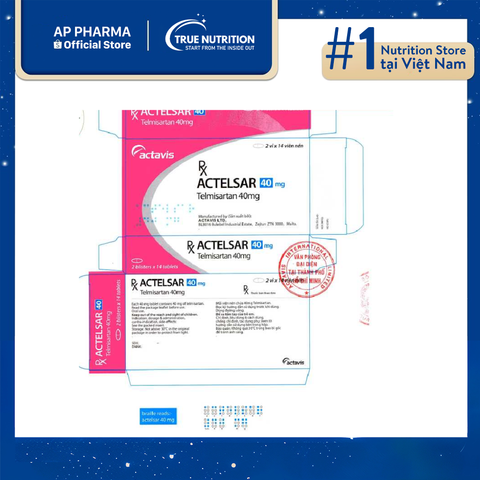  Thuốc Actelsar 40mg giá bao nhiêu? Thông tin thuốc, công dụng và cách sử dụng 