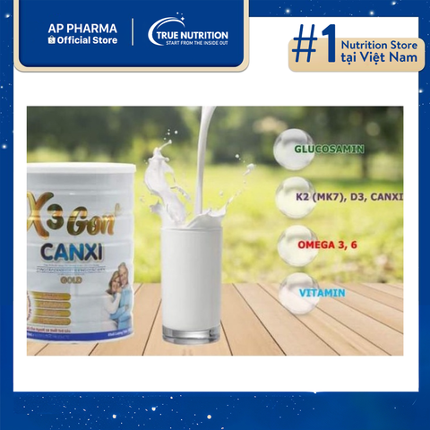  Sữa X3 Gon Canxi Gold: Bí quyết vàng cho xương chắc khỏe mỗi ngày 