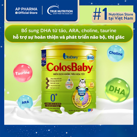  Sữa Colosbaby BIO 0+: Giải Pháp Dinh Dưỡng Cho Sự Phát Triển Toàn Diện Của Trẻ Sơ Sinh 