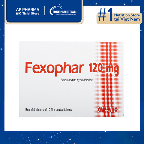  Thuốc Fexophar 120mg là thuốc gì? Thành phần và lưu ý cách sử dụng 