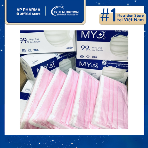  Khẩu Trang MyO2 4 Lớp - Bảo Vệ Hô Hấp Tối Ưu, An Toàn Mỗi Ngày 