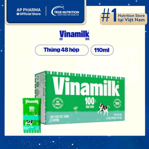  Sữa Tươi Vinamilk 110ml: Giải Pháp Tiện Lợi, Ngon Miệng và Bổ Dưỡng 