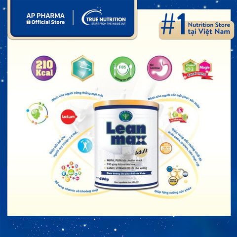  Sữa Leanmax Adult - Dinh Dưỡng Hỗ Trợ Phục Hồi Sức Khỏe 