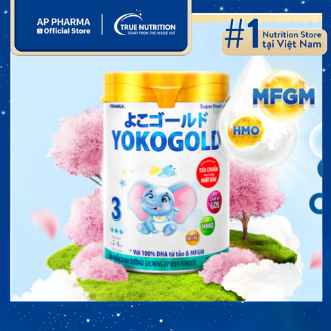  Sữa Vinamilk Yoko Gold 3: Sữa Bột Đầu Tay Cho Trí Não Và Tiêu Hóa Của Trẻ 