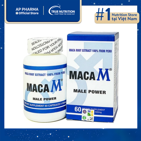  Maca M Male Power: Bí quyết tăng cường sinh lực phái mạnh 