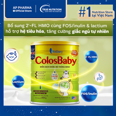  Sữa ColosBaby IQ Gold 1+: Đầu Tư Cho Sức Khỏe và Sự Phát Triển Của Bé! 