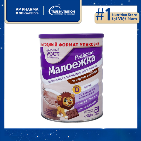  Sữa Pediasure của Nga: Hỗ trợ trẻ phát triển toàn diện từ 1-10 tuổi 