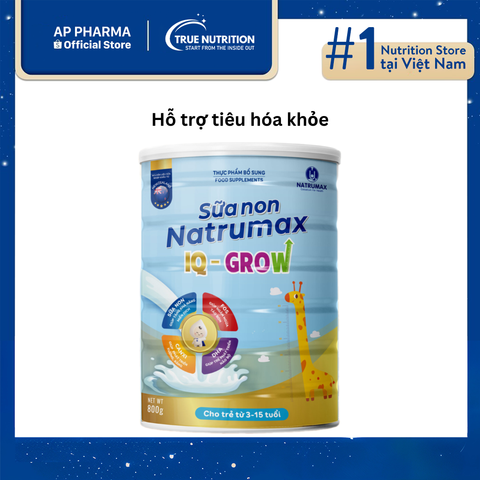  Sữa Non Natrumax IQ-Grow: Sự Lựa Chọn Để Đảm Bảo Phát Triển Toàn Diện Cho Trẻ Em 