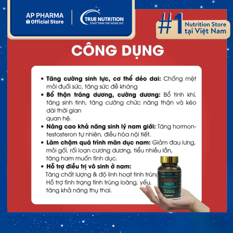  Formenton Premium: Giải Pháp Tăng Cường Sinh Lực và Sinh Lý Nam Giới 