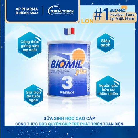  Sữa Bột Biomil Plus 3: Dinh Dưỡng Cho Sức Khỏe Của Trẻ Nhỏ 