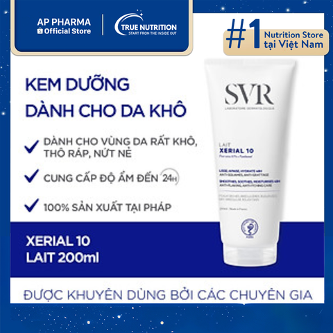  Kem SVR XERIAL 10: Giải Pháp Chăm Sóc Cho Da Khô 