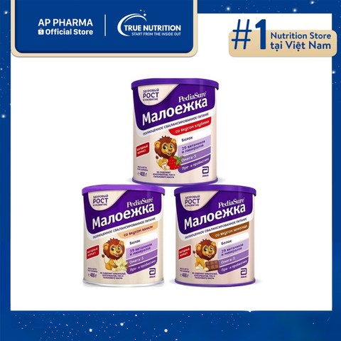  Sữa Pediasure của Nga: Hỗ trợ trẻ phát triển toàn diện từ 1-10 tuổi 