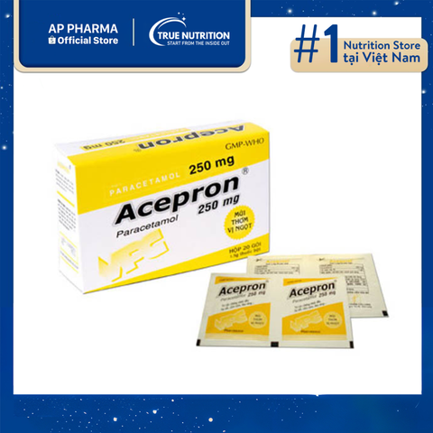  Thuốc Acepron 250 mg Có Tác Dụng Gì? Thành Phần Và Lưu Ý Cách Sử Dụng 