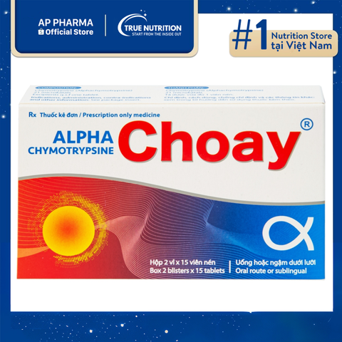  Thuốc Alpha Choay Vỉ 15 Viên Giá Bao Nhiêu? Là Thuốc Gì? Thành Phần Và Lưu Ý Cách Sử Dụng 