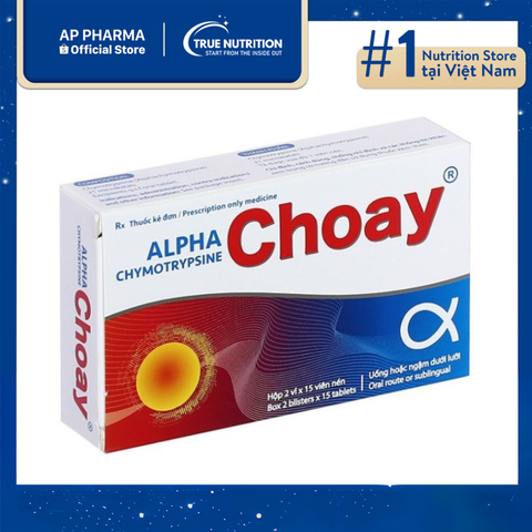  Thuốc Alpha Choay Vỉ 15 Viên Giá Bao Nhiêu? Là Thuốc Gì? Thành Phần Và Lưu Ý Cách Sử Dụng 