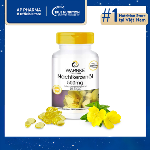  Tinh Dầu Hoa Anh Thảo Đức Warnke Nachtkerzenol 500mg: Có Tác Dụng Gì, Lưu Ý Khi Dùng 