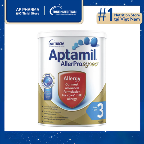  Aptamil Allerpro Syneo Số 3: Dinh Dưỡng Tối Ưu Cho Bé Từ 1-3 Tuổi 