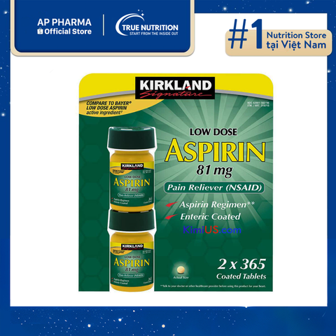  Aspirin 81mg Của Mỹ Giá Bao Nhiêu? Công Dụng Và Cách Dùng 
