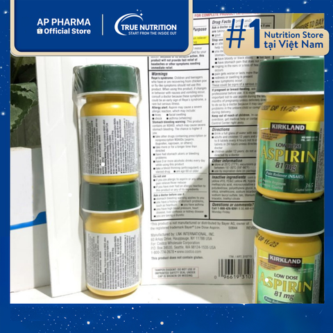  Aspirin 81mg Của Mỹ Giá Bao Nhiêu? Công Dụng Và Cách Dùng 