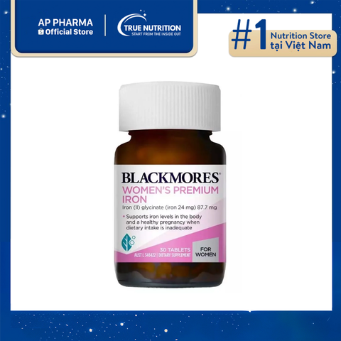  Sắt Bầu Blackmores: Bổ Sung Dưỡng Chất Thiết Yếu Cho Thai Kỳ Khỏe Mạnh 