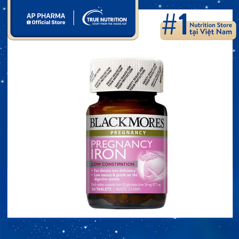  Sắt Bầu Blackmores: Bổ Sung Dưỡng Chất Thiết Yếu Cho Thai Kỳ Khỏe Mạnh 