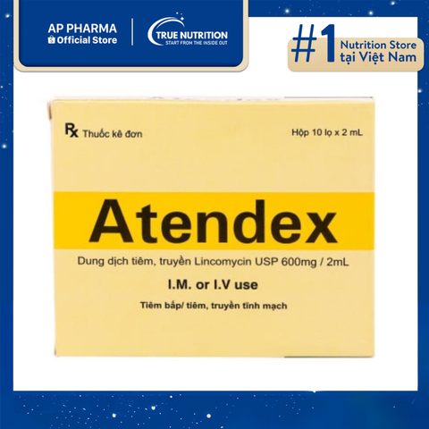  Thuốc Atendex 600mg/2ml: Là Thuốc Gì? Công Dụng, Cách Dùng Và Lưu Ý Sử Dụng 