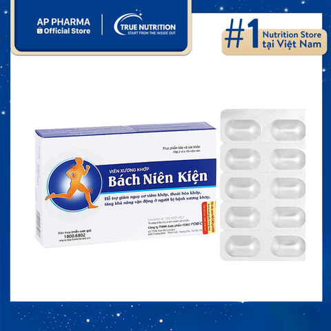  Bách Niên Kiện-Hỗ Trợ Giảm Viêm Khớp Thoái Hóa Khớp Hiệu Quả 