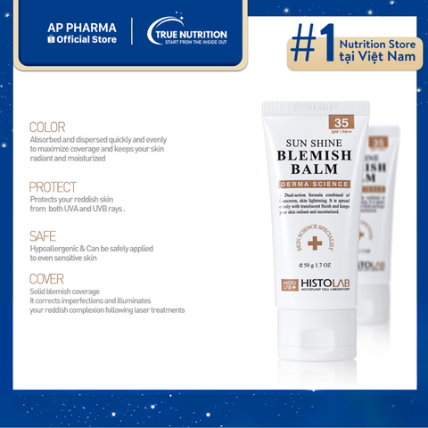  BB Cream - Sun Shine Blemish Balm SPF 35/PA++ Kem Chống Nắng Bảo Vệ Da 