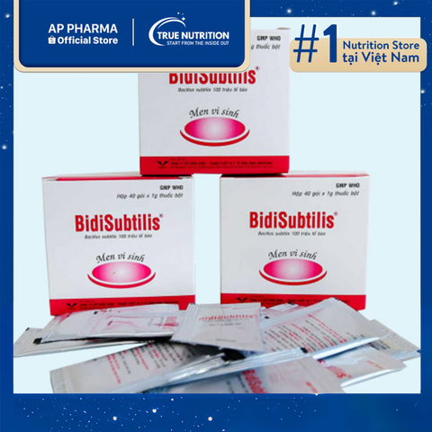  BidiSubtilis 40g: Tăng Cường Hệ Vi Sinh Đường Ruột, Cải Thiện Tiêu Hóa 