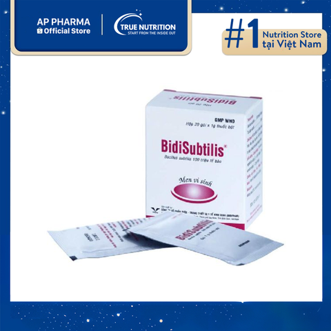  BidiSubtilis 40g: Tăng Cường Hệ Vi Sinh Đường Ruột, Cải Thiện Tiêu Hóa 