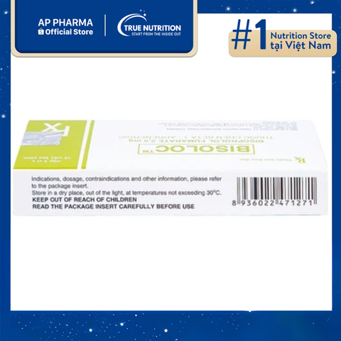  Thuốc Bisoloc 2,5mg: Là Thuốc Gì? Thành Phần, Công Dụng Và Cách Dùng 