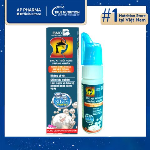  Xịt Mũi Họng BNC Spray Solution: Chăm Sóc Mũi Họng An Toàn, Hiệu Quả Từ Thiên Nhiên 