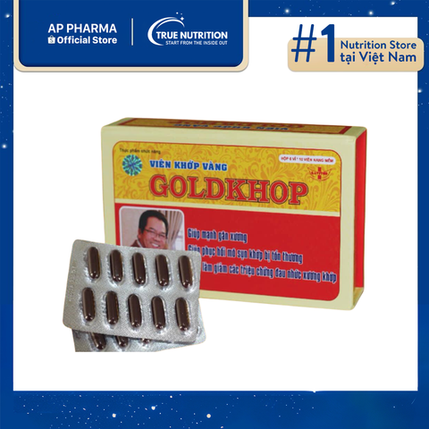  Bổ khớp Goldkhop – Hỗ trợ tái tạo sụn, tăng dịch khớp hiệu quả 