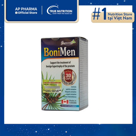  BoniMen - Hỗ Trợ Giảm Thiểu Tình Trạng Phì Đại Tuyến Tiền Liệt 