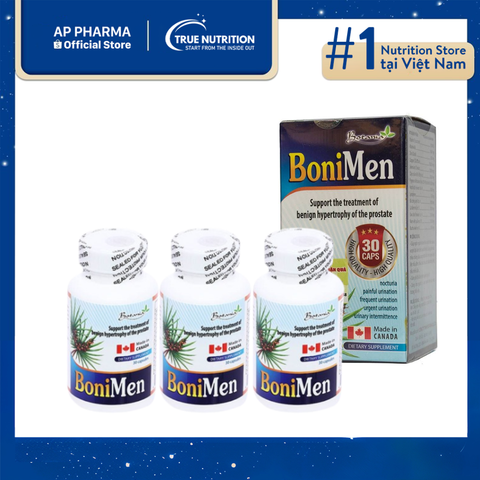  BoniMen - Hỗ Trợ Giảm Thiểu Tình Trạng Phì Đại Tuyến Tiền Liệt 