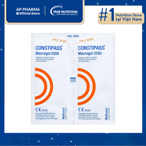  Bột nhuận tràng Constipass Wellcare: Giải pháp cho người bị táo bón 