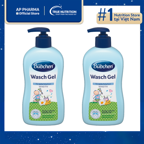  Sữa Tắm Gội Bubchen Wasch Gel 400ml: Làn Da Mềm Mại, Tóc Mượt Mà Cho Bé 