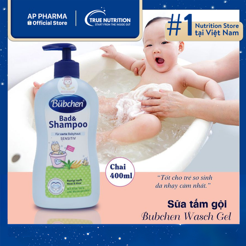  Sữa Tắm Gội Bubchen Wasch Gel 400ml: Làn Da Mềm Mại, Tóc Mượt Mà Cho Bé 