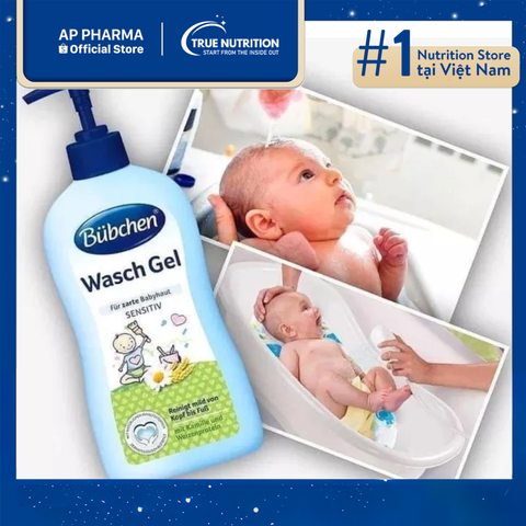  Sữa Tắm Gội Bubchen Wasch Gel 400ml: Làn Da Mềm Mại, Tóc Mượt Mà Cho Bé 