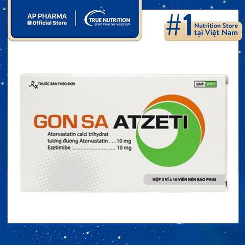  Thuốc Gon Sa Atzeti 10/10 Có Tác Dụng Gì? Chỉ Định, Liều Dùng Và Lưu Ý Thuốc 