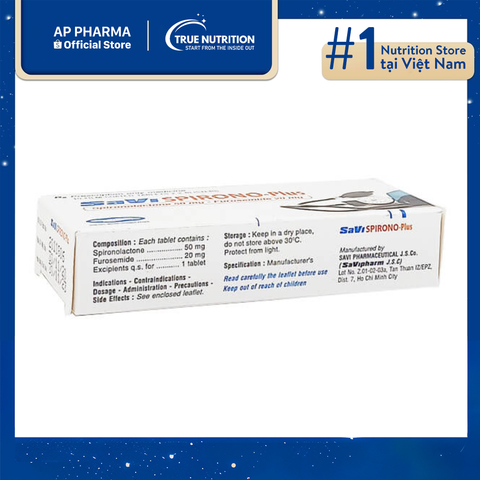  Thuốc Savispirono Plus Là Thuốc Gì? Công Dụng, Thông Tin Thuốc Và Cách Dùng 