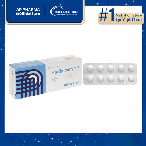  Thuốc Stadxicam 7.5mg: Thành Phần, Chỉ Định, Liều Dùng Và Cách Sử Dụng Thuốc 