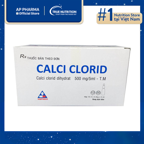  Thuốc Calci Clorid 500mg/5ml Là Thuốc Gì? thông tin thuốc và cách dùng 