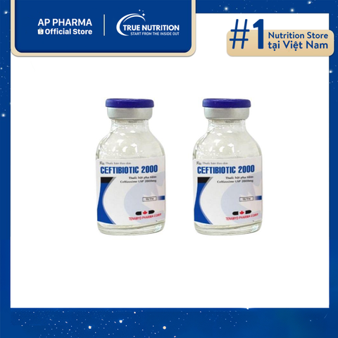  Thuốc Ceftibiotic 2000 mg Có Tác Dụng Gì? Giá Bao nhiêu? 