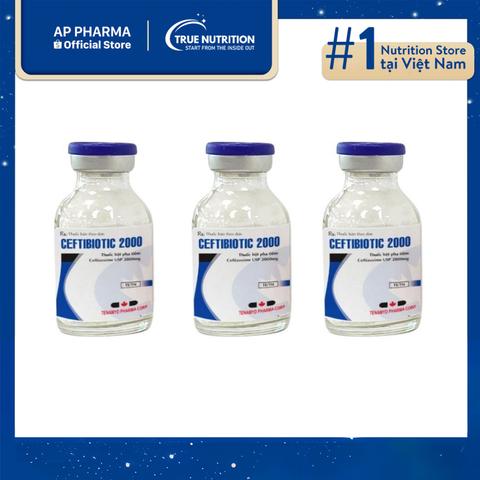 Thuốc Ceftibiotic 2000 mg Có Tác Dụng Gì? Giá Bao nhiêu? 