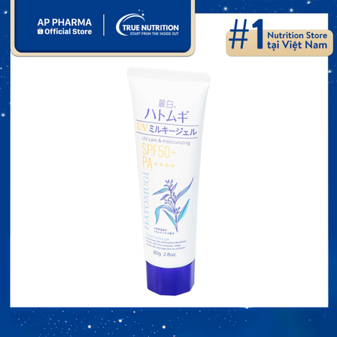  Chống nắng Reihaku Hatomugi UV Milky Gel SPF50+ PA++++ - Bảo vệ và Dưỡng ẩm làn da 