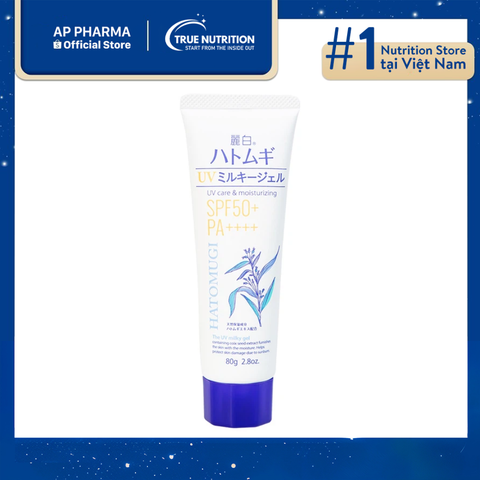  Chống nắng Reihaku Hatomugi UV Milky Gel SPF50+ PA++++ - Bảo vệ và Dưỡng ẩm làn da 