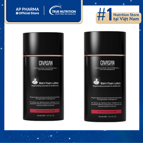  Civasan Balm Foam Lotion SPF 35: Kem Chống Nắng và  Phục Hồi Da 