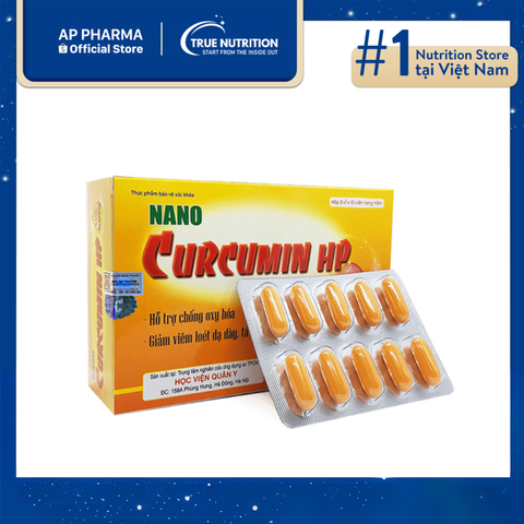  Nano Curcumin HP: Hỗ trợ cải thiện các vấn đề viêm loét dạ dày 